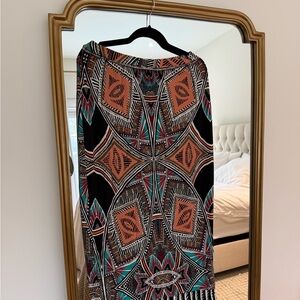 Maeve Geometric Maxi Skirt